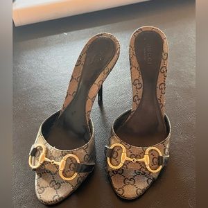 Gucci heeled mules